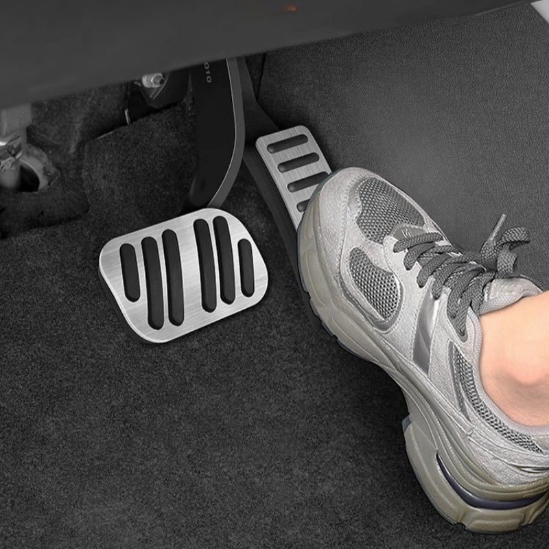Brushed Aluminum Performance Pedals for BYD Atto 2 - Image 2