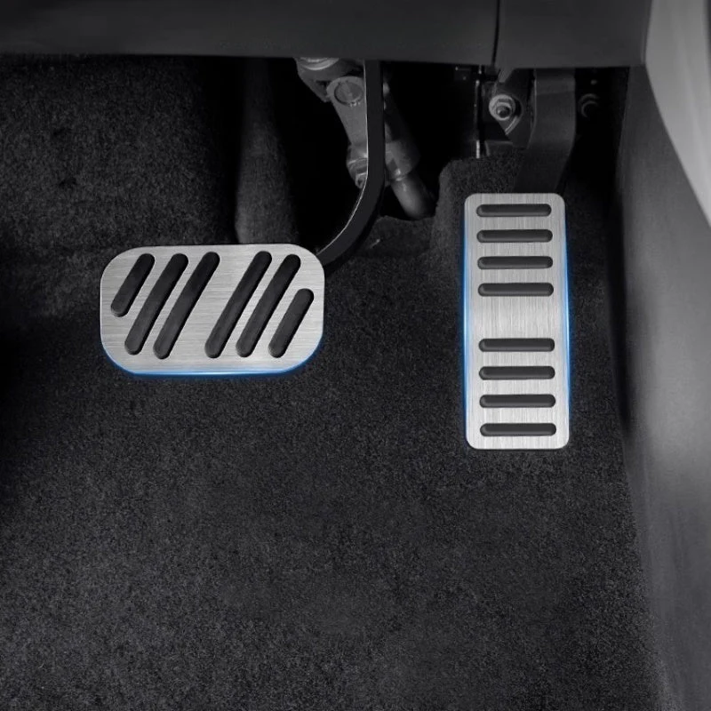 Brushed Aluminum Performance Pedals for BYD Atto 2 - Image 3