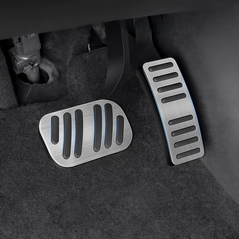 Brushed Aluminum Performance Pedals for BYD Atto 3 - Image 4
