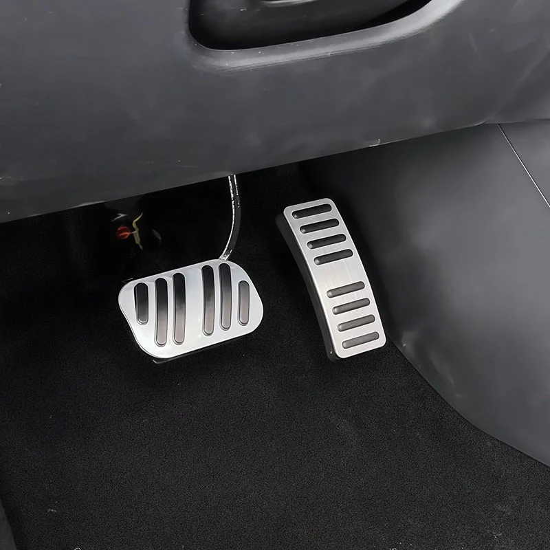 Brushed Aluminum Performance Pedals for BYD Atto 3 EVO