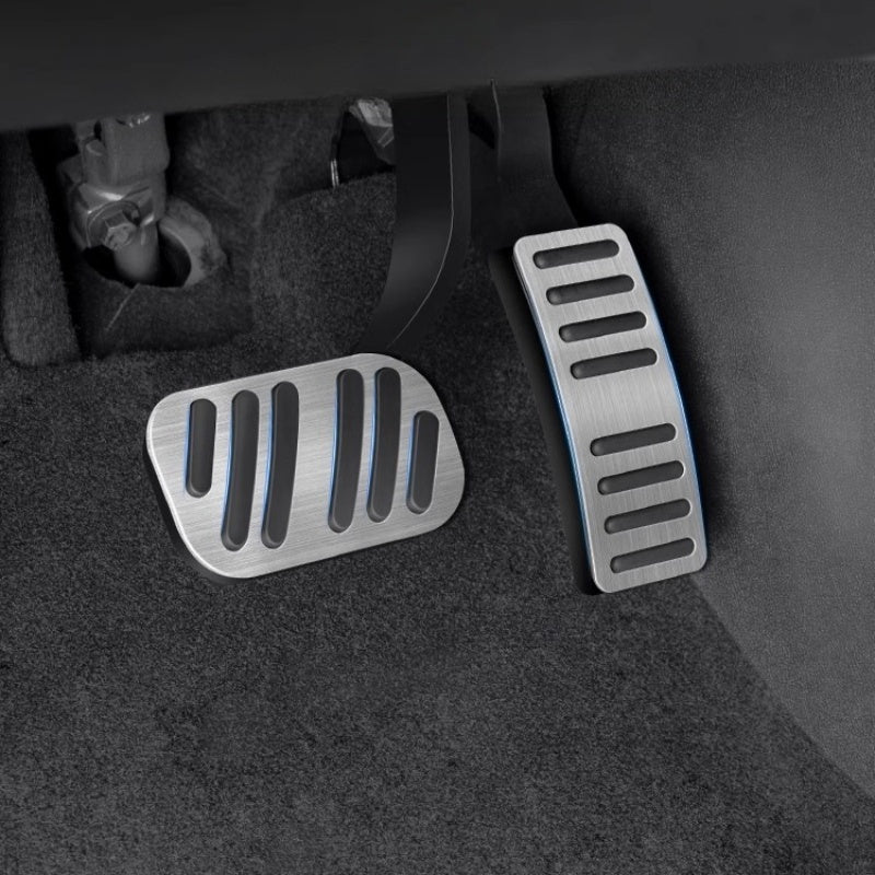 Brushed Aluminum Performance Pedals for BYD Atto 3 EVO - Image 2