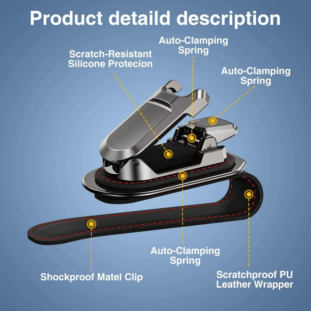 Car Sun Visor Sunglasses Holder for BYD - Image 3
