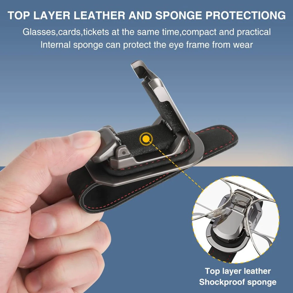 Car Sun Visor Sunglasses Holder for BYD - Image 4