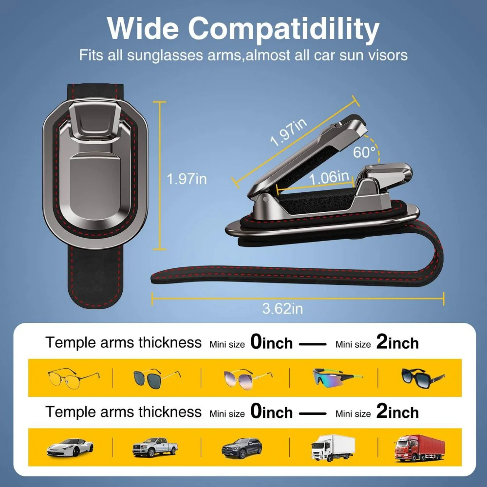Car Sun Visor Sunglasses Holder for BYD - Image 5