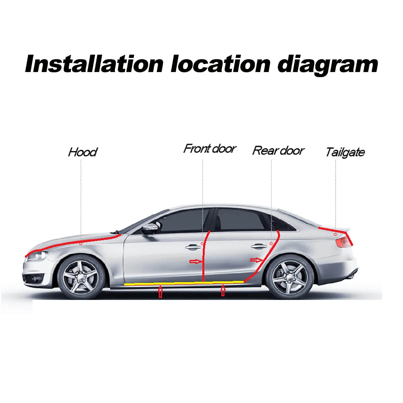 Car Door Edge Transparent Protection Strip for BYD - Image 9
