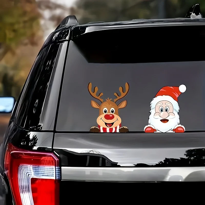 Father Christmas & Reindeer Stickers for BYD - Image 2