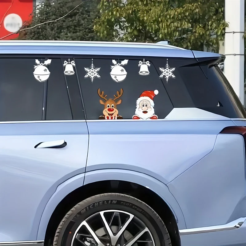 Father Christmas & Reindeer Stickers for BYD - Image 3