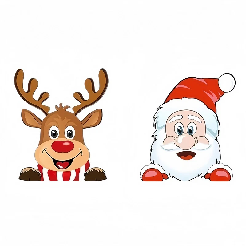 Father Christmas & Reindeer Stickers for BYD - Image 4