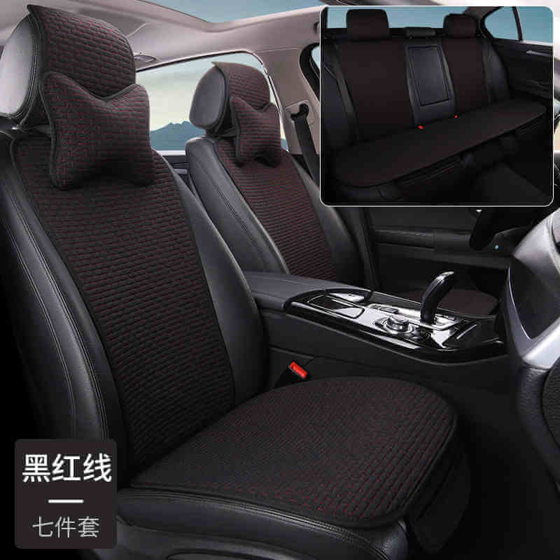 Linen Car Seat Cushion for BYD (7-seater full set) - Image 10