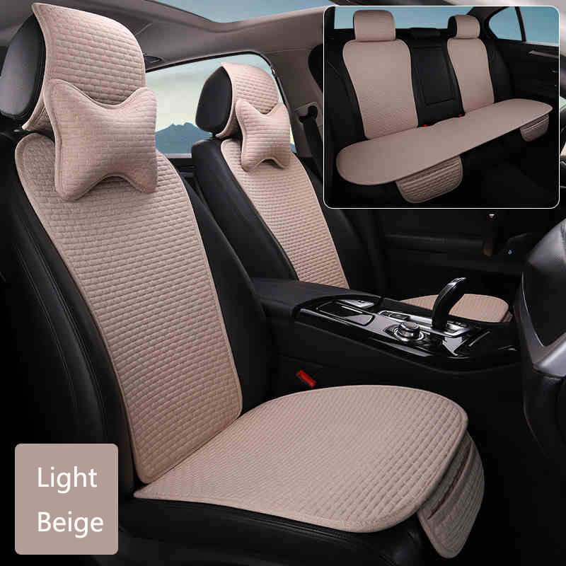 Linen Car Seat Cushion for BYD (7-seater full set) - Image 13