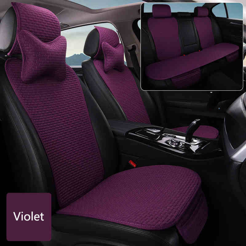 Linen Car Seat Cushion for BYD (7-seater full set) - Image 14
