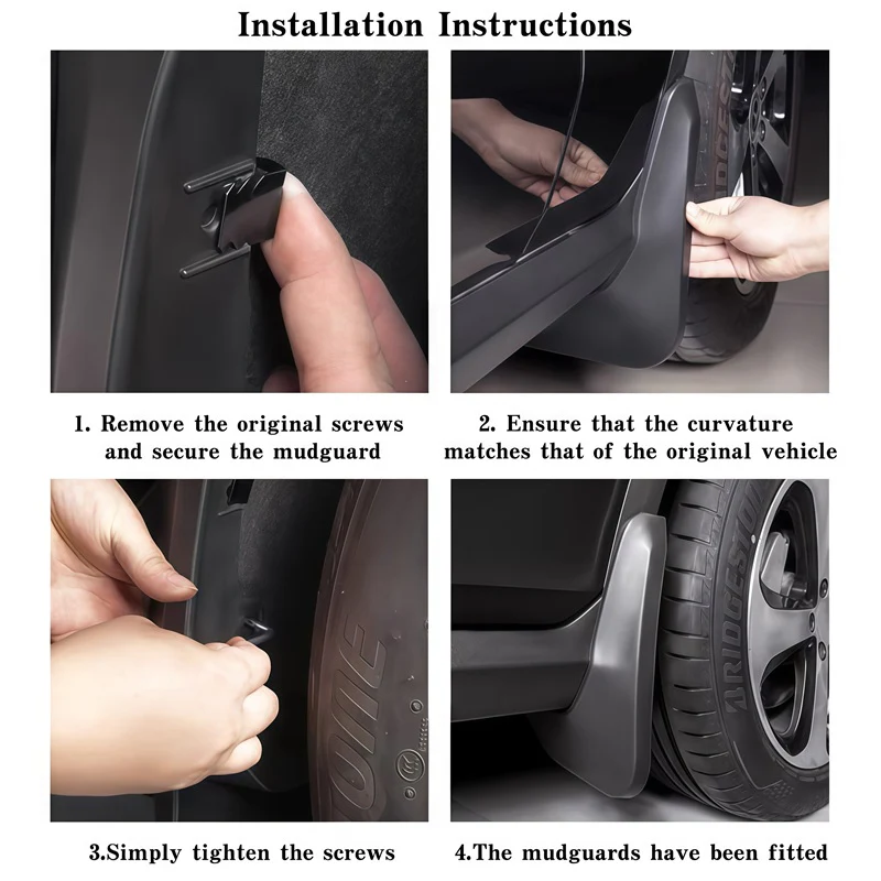 Mud Flaps For BYD ATTO 3 EVO - Image 7