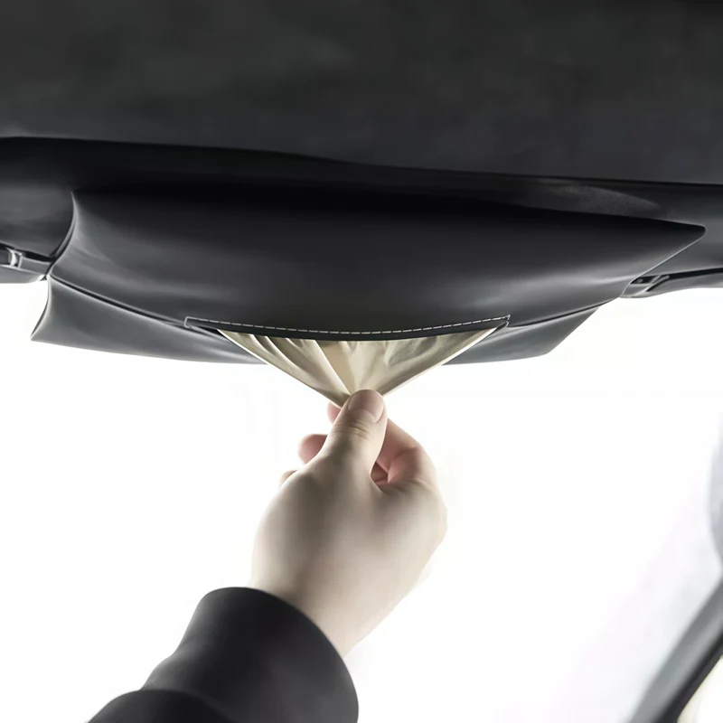 Napa Leather Tissue Box for BYD - Image 8